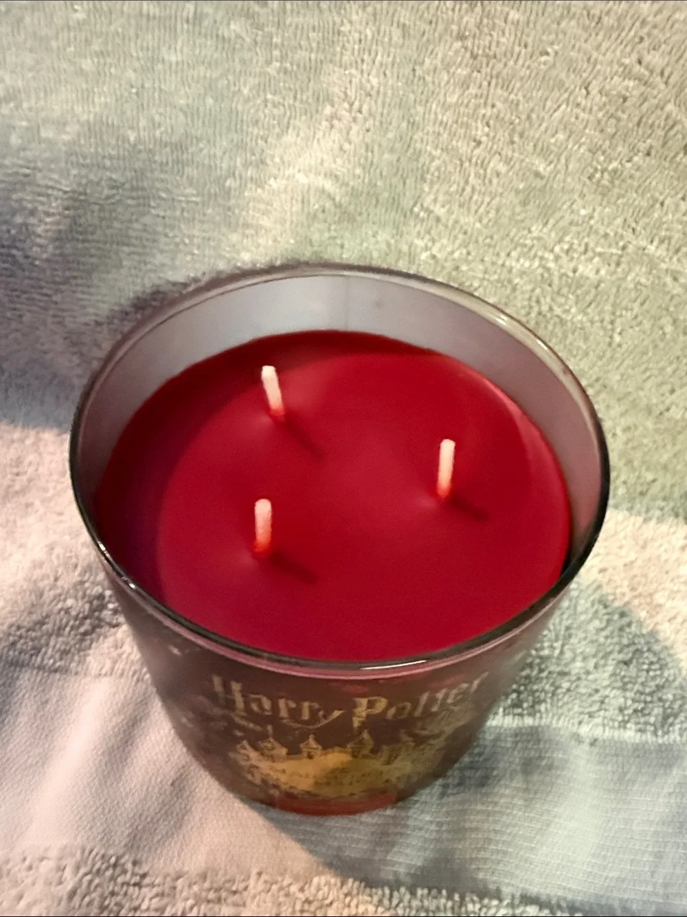 Harry Potter The Marauder's Map Scented Candle - Goose Creek - Burgundy & Gold